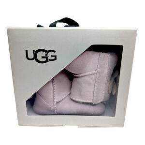 UGG Baby Girl Jesse Bow II Pink Boots with a Bow Size 4/5 12-18 months Shoes
